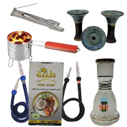 مستلزمات وتوابع الشيش والمعسلات العادي والفحم